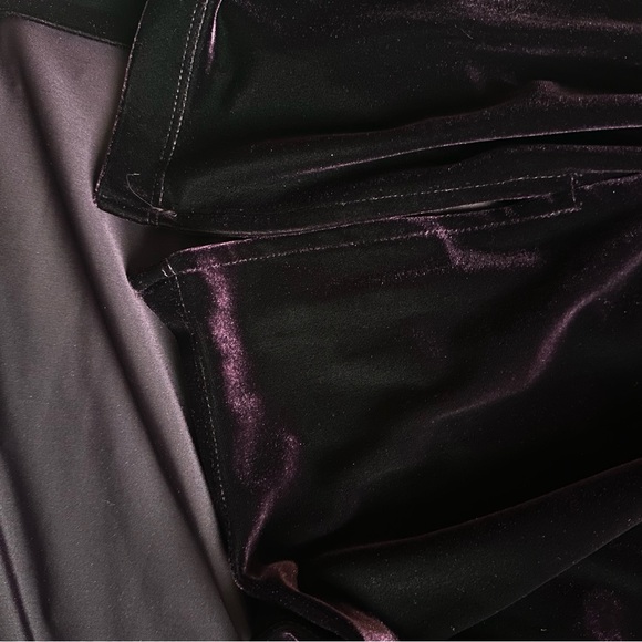 Rabbit Rabbit Rabbit Designs Velvet Tunic Shirt Jacket Plum Eggplant Size 18M - Picture 7 of 10